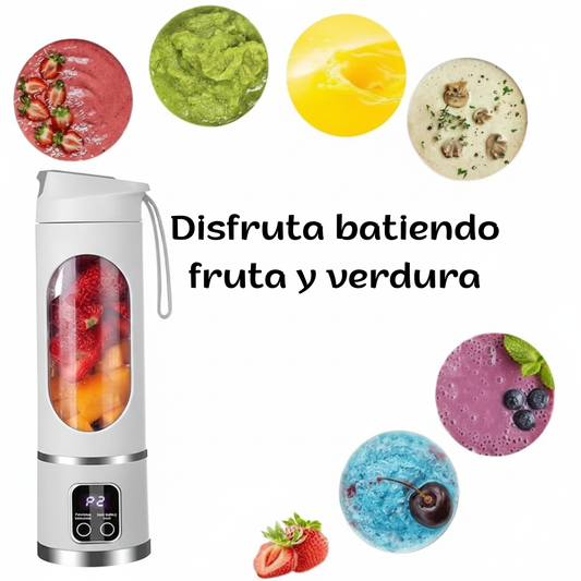 MixGo Turbo — Batidora Portátil Inalámbrica