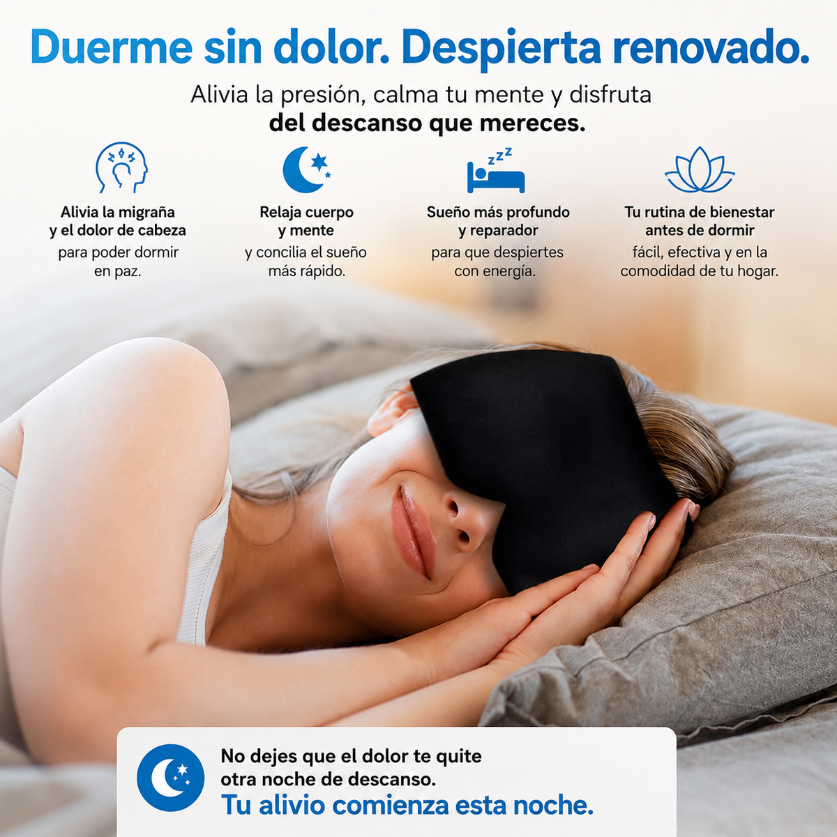 Gorro Frío y Calor para Migrañas – CalmaDual