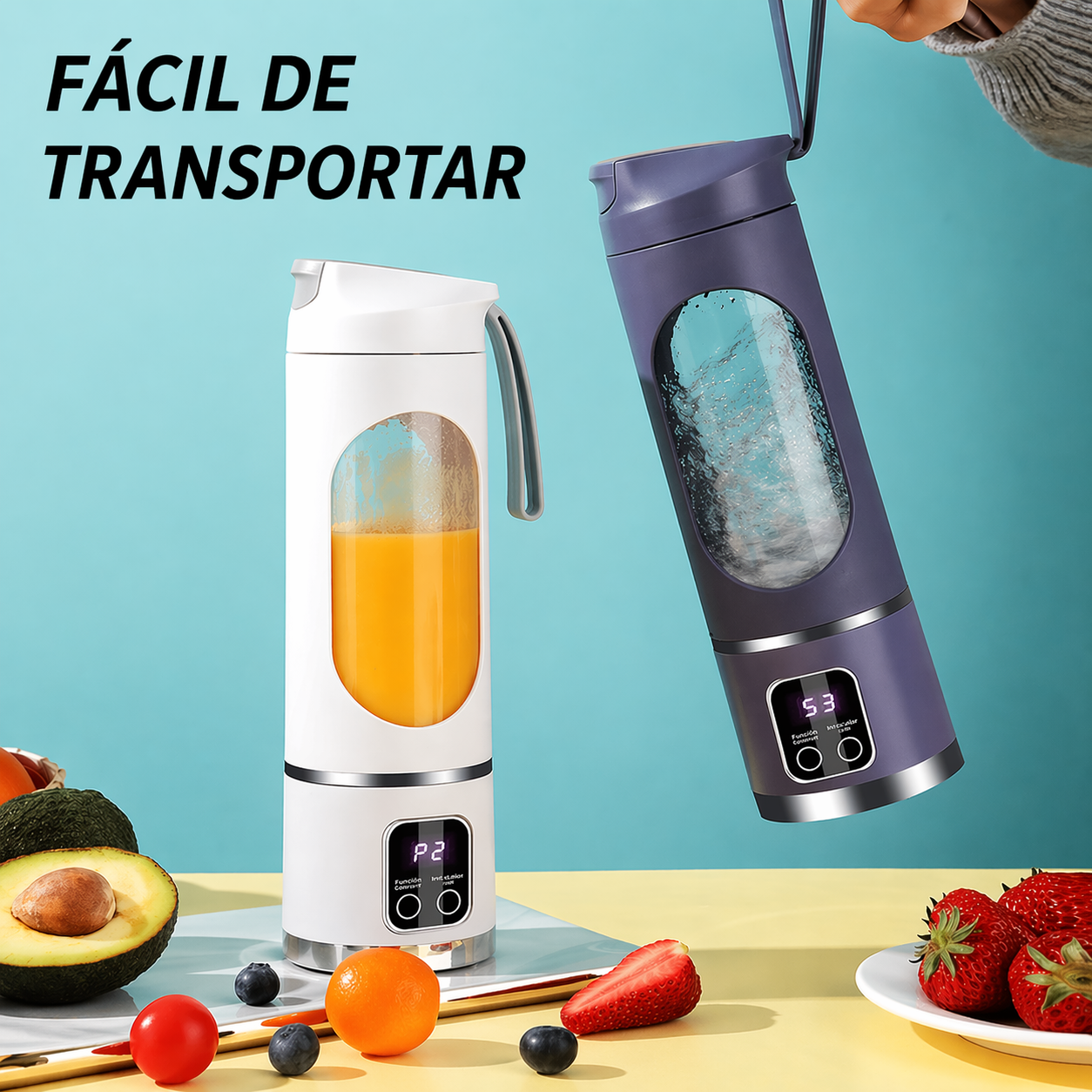 MixGo Turbo — Batidora Portátil Inalámbrica