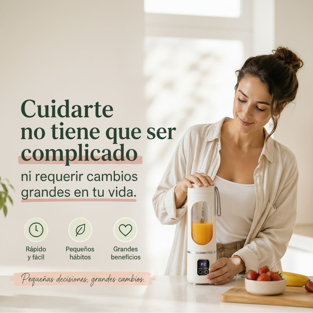 MixGo Turbo — Batidora Portátil Inalámbrica