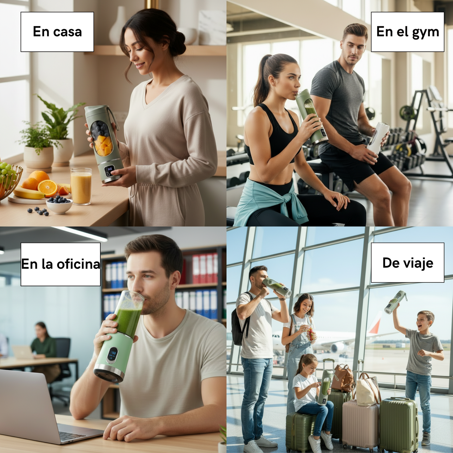 MixGo Turbo — Batidora Portátil Inalámbrica
