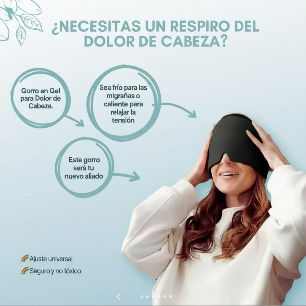 Gorro Frío y Calor para Migrañas – CalmaDual