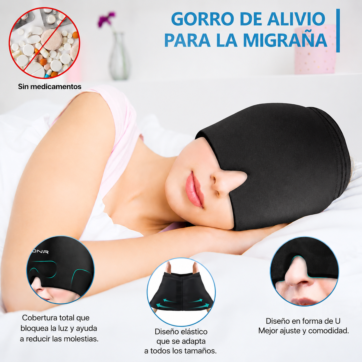 Gorro Frío y Calor para Migrañas – CalmaDual