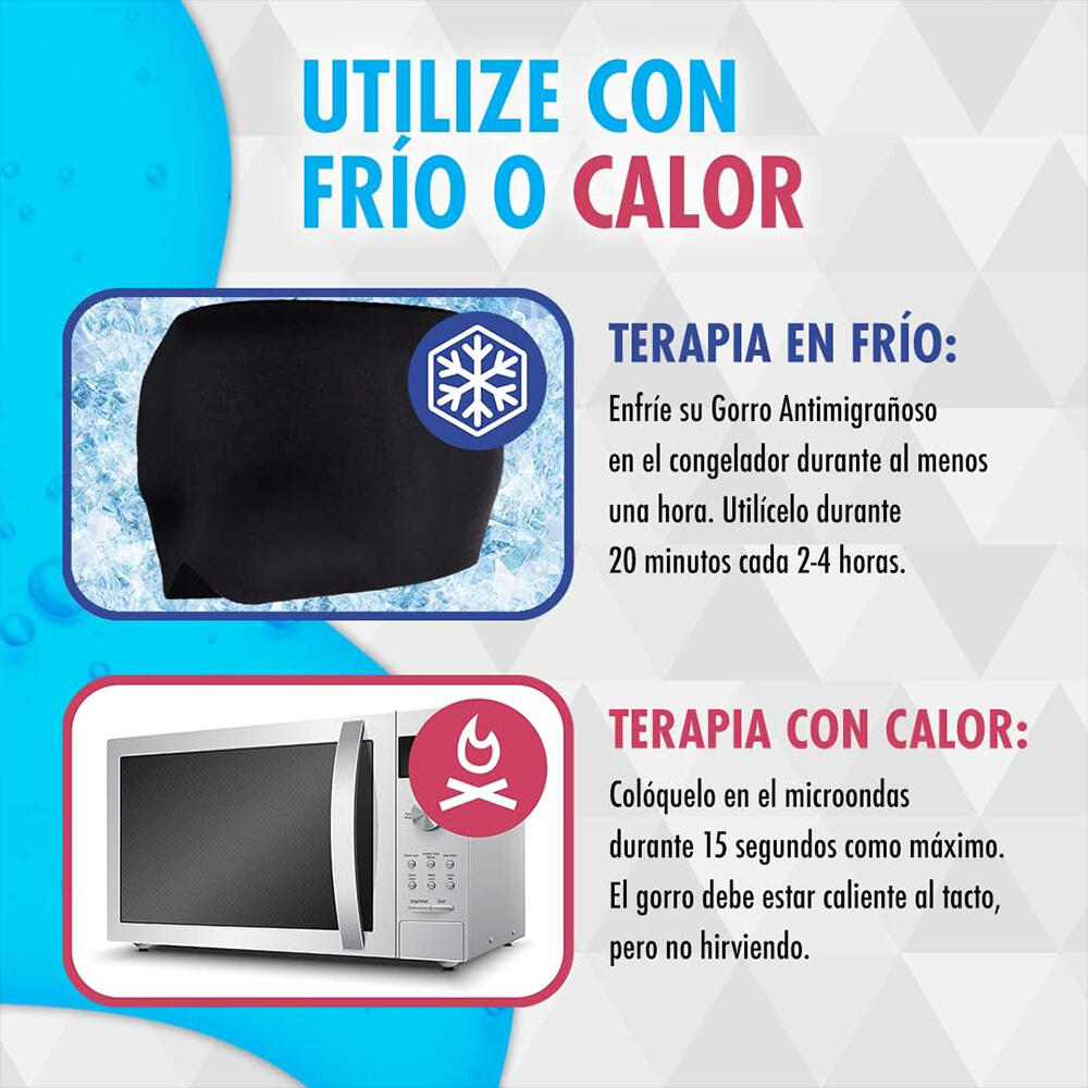 Gorro Frío y Calor para Migrañas – CalmaDual