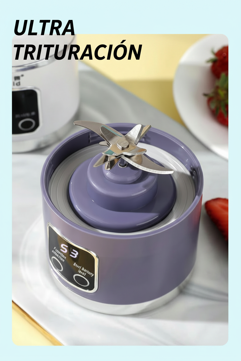 MixGo Turbo — Batidora Portátil Inalámbrica
